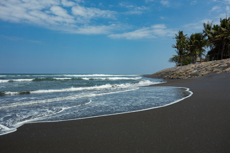 Volcanic Black Sand Seashore