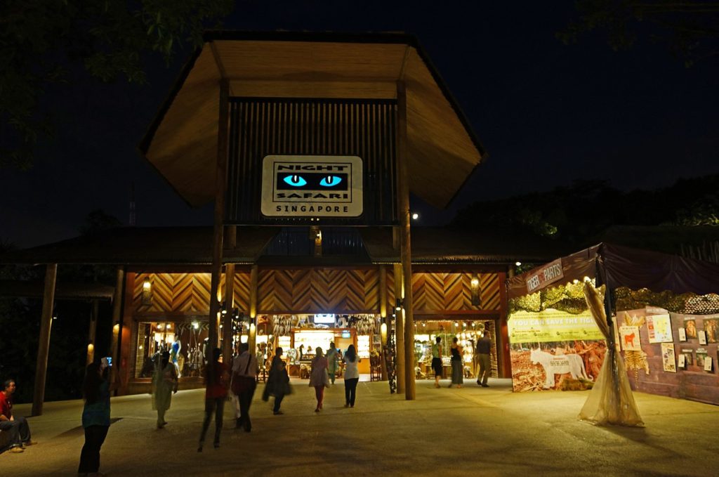 Entrance of Night Safari Singapore