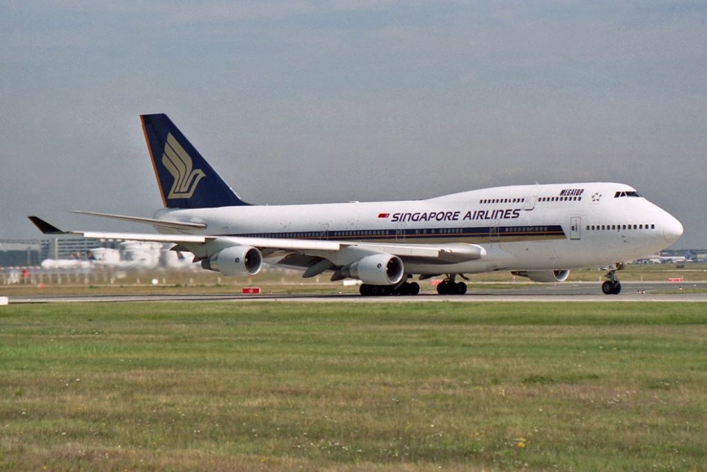 Singapore Airlines Boeing 747