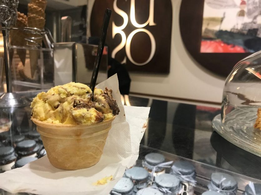 Cream del Doge gelato at Gelatoteca Suso