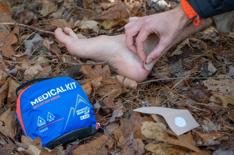 first-aid-fit-on-fall-hiking-adventure
