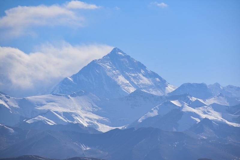 mount everest from tibet Base Camp