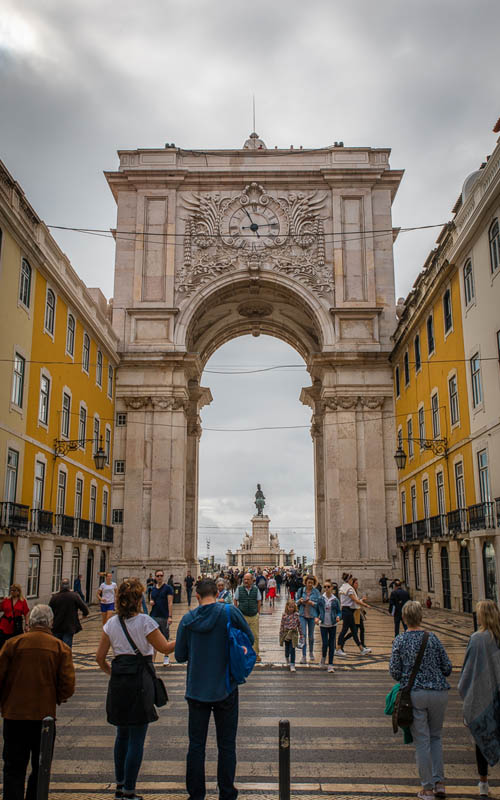 Rua Augusta Arch | things to do in lisbon on a lay over