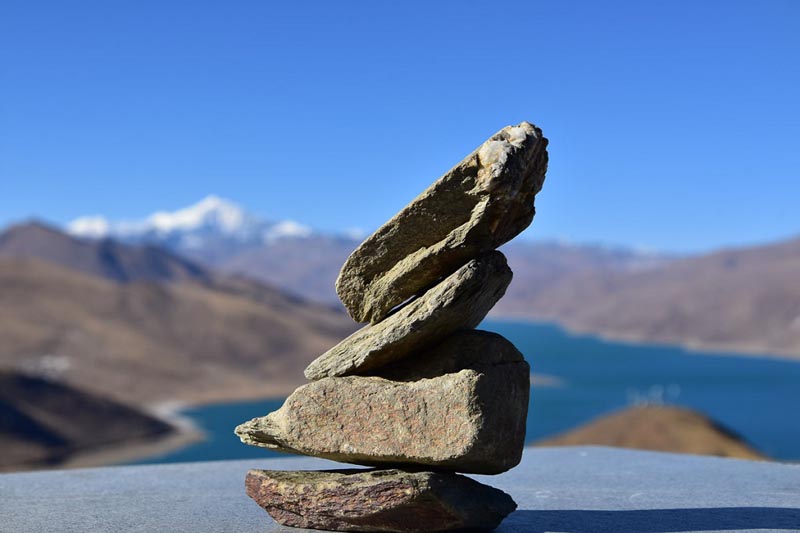 Visit Tibet | rock marker