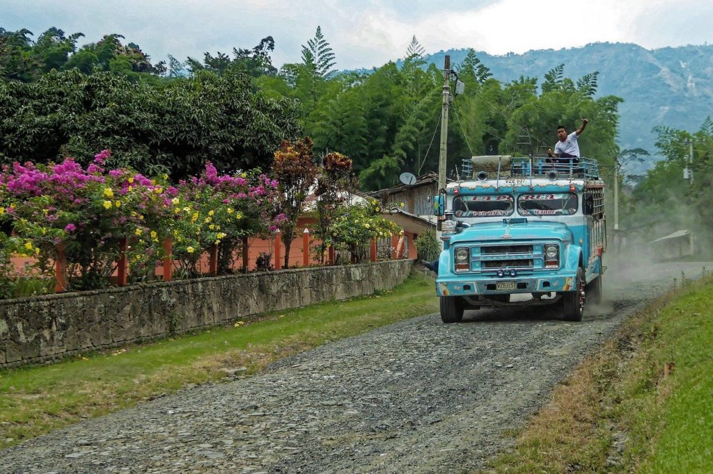 road trips in Colombia