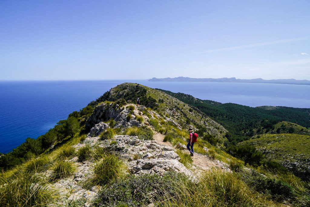 Talaia d Alcúdia to Platja des Coll Baix hiking trail, Mallorca