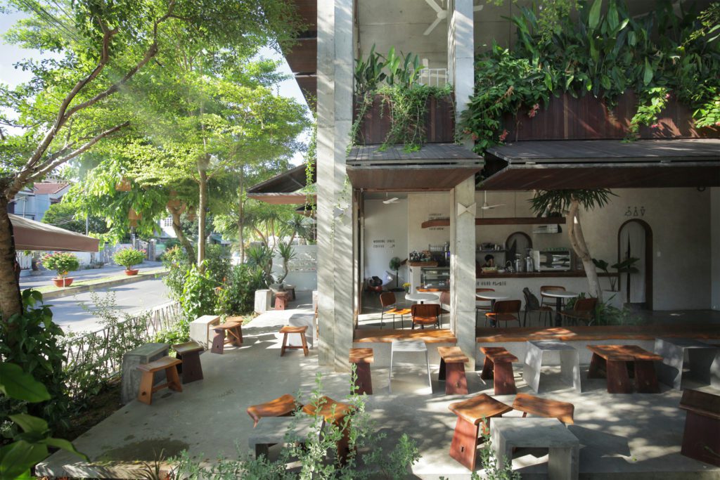 uniquely designed coffee shop in Vietnam