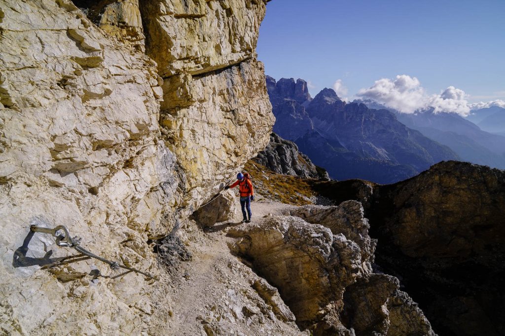 Sentiero Bonacossa Trail, Cadini di Misurina, Sexten Dolomites