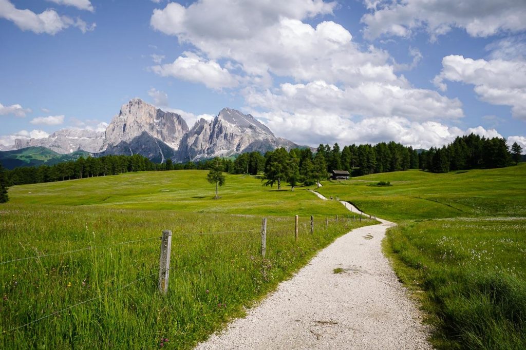 Hans and Paula Steger Trail, Alpe di Siusi, Dolomites