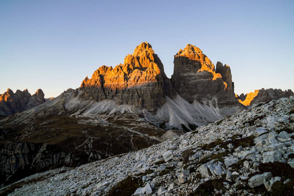 Tre Cime di Lavaredo Sunset, Dolomites