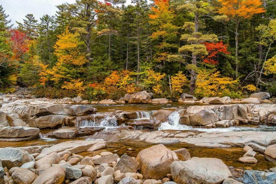 Lower Falls along the Kancamagus Highway