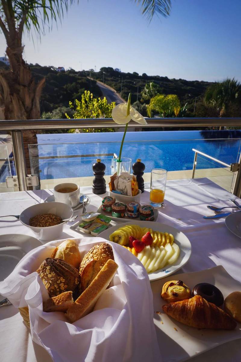 Breakfast at Caneiros Luxury House & Suites, Ferragudo, Algarve, Portugal