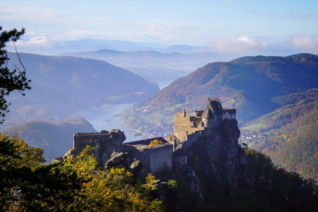 Aggstein Castle Ruins Viewpoint, Wachau Valley, Austria