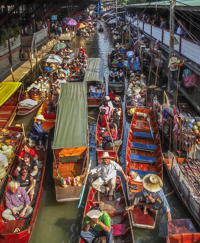 Floating Markets Bangkok Thailand