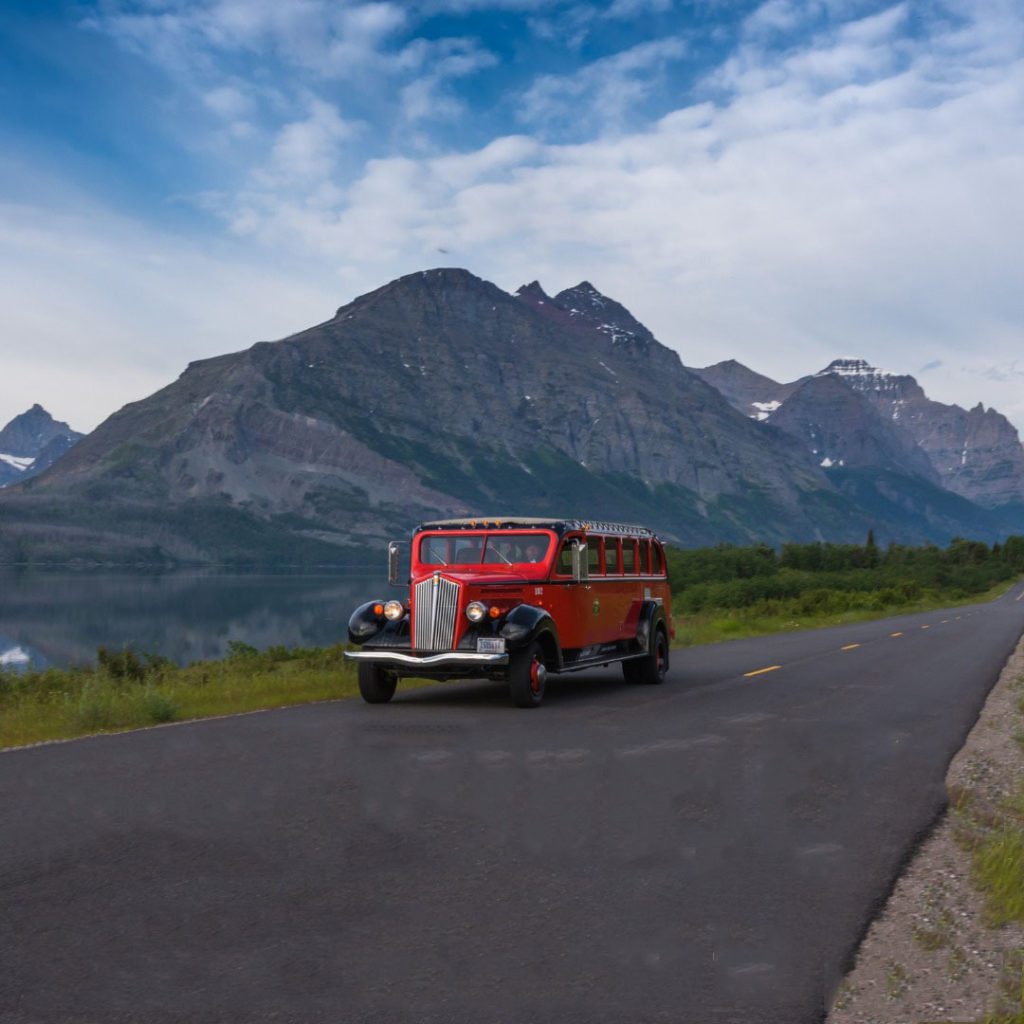 Glacier National Park Read bus