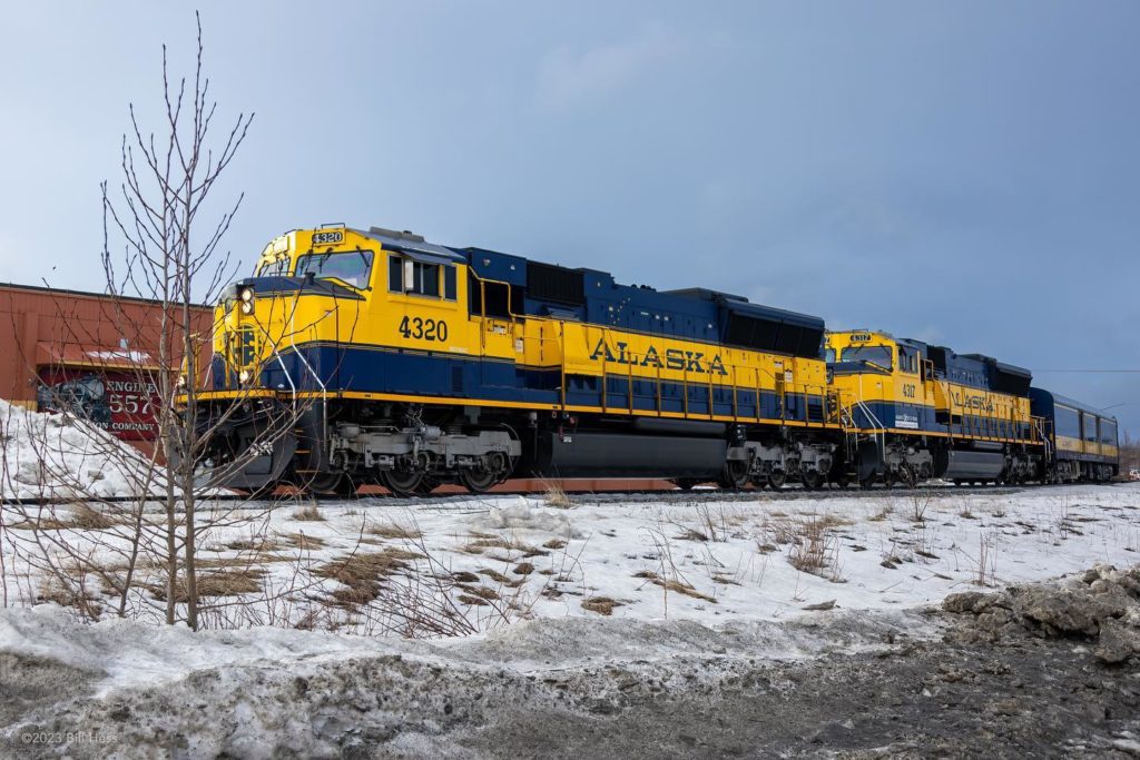 Train de Wasilla en Alaska