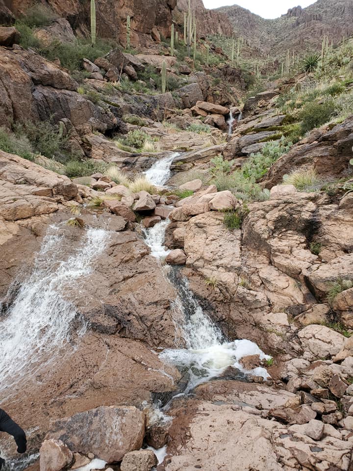 Superstition Mountains waterfalls