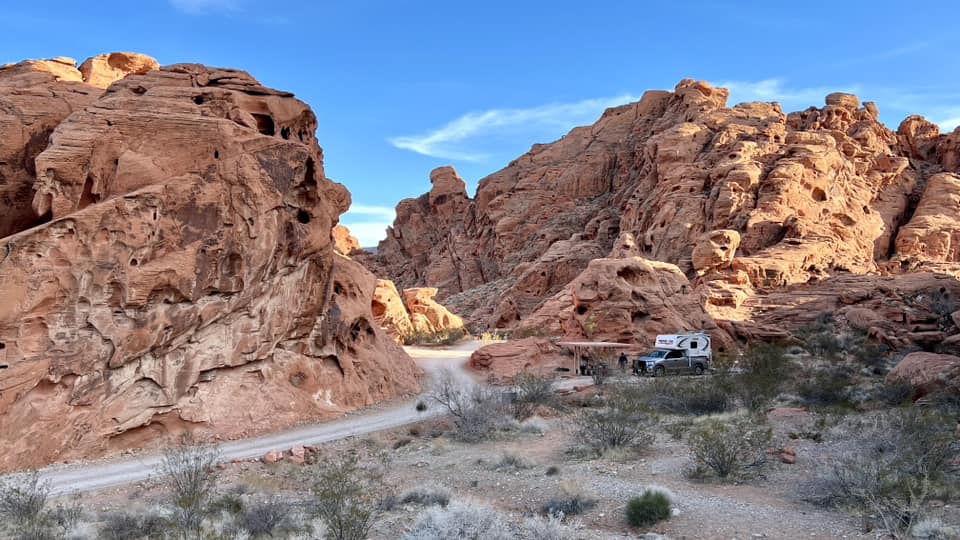 CampingnValley of Fire