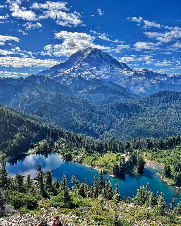 Mount Rainier National Park In Washington USA