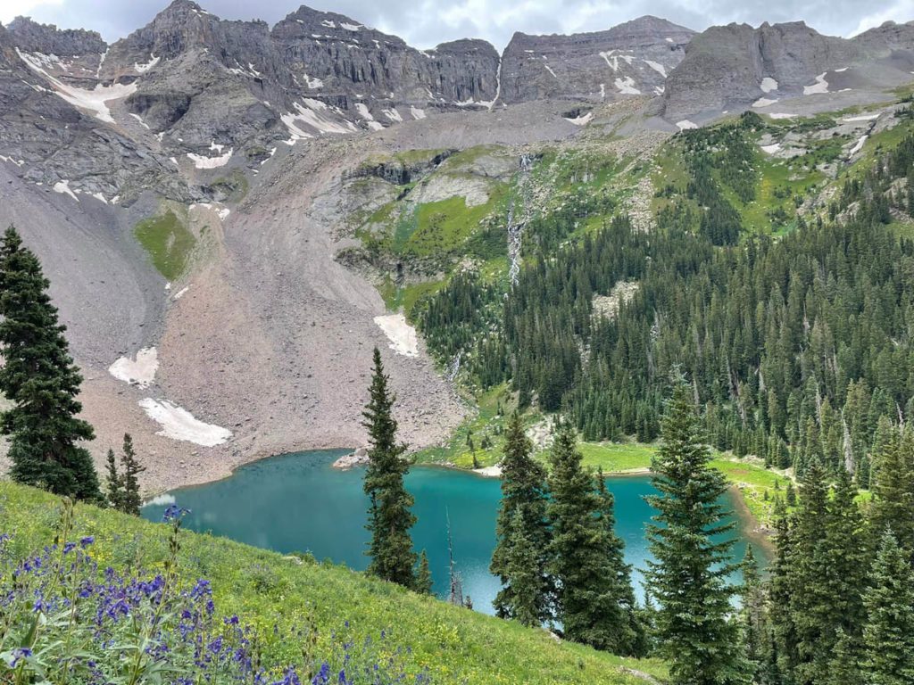 The Blue Lakes Trail